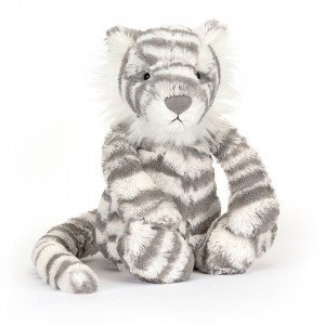 Huge Jellycat Bashful Snow Tiger Clearance | 91TNVLRHC