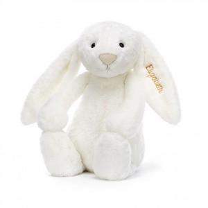 Huge Jellycat Personalised Bashful Luxe Bunny Luna | 31CEGTNOR