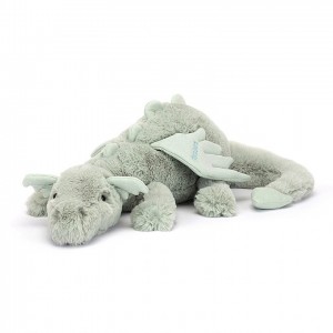 Huge Jellycat Personalised Sage Dragon Black Friday | 06JKVLBYQ