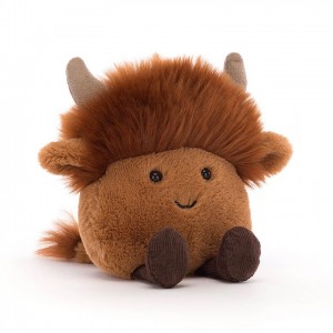 Jellycat Amuseabean Highland Cow | 35RPFIZBN