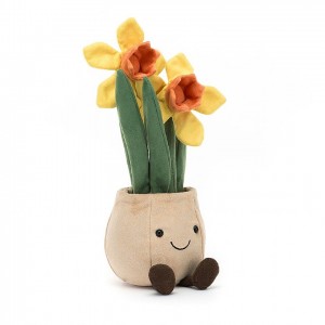 Jellycat Amuseable Daffodil Pot Sale | 41GUZRLXO