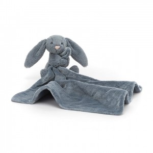 Jellycat Bashful Dusky Blue Bunny Soother Outlet | 28JLFPRBQ