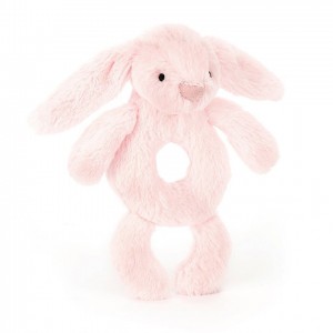 Jellycat Bashful Pink Bunny Grabber | 85DFHIZUC