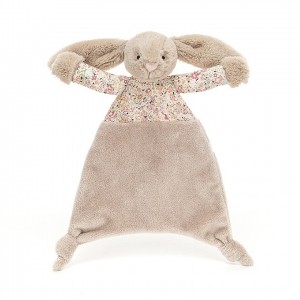 Jellycat Blossom Bea Beige Bunny Comforter | 83VGEOCSZ