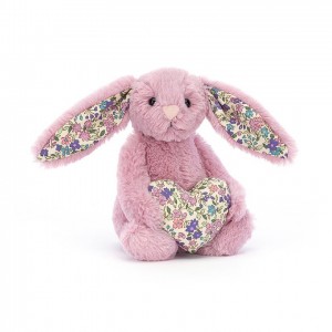 Jellycat Blossom Heart Tulip Bunny Clearance Sale | 70ILWOTKD