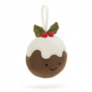 Jellycat Festive Folly Christmas Pudding | 63BJSVRCE