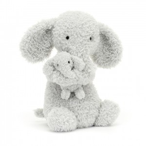 Jellycat Huddles Grey Elephant | 10JTKBOZE