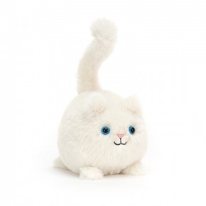 Jellycat Kitten Caboodle Cream Clearance | 97OUWJCAH