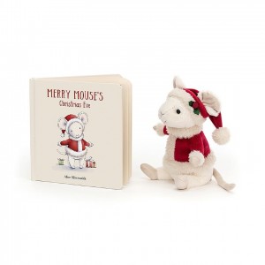 Jellycat Merry Mouse Book and Merry Mouse USA | 56CDZSOYB