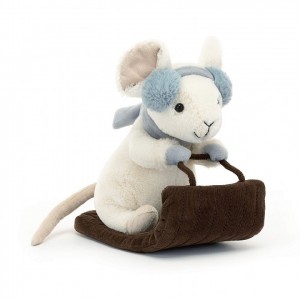 Jellycat Merry Mouse Sleighing Outlet | 26YGPBSTZ