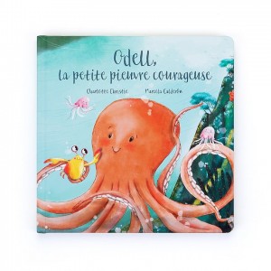 Jellycat Odell La Petite Pieuvre Courageuse Livre Sale | 47ATHVRYG