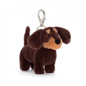 Jellycat Otto Sausage Dog Bag Charm | 68BTPRNID