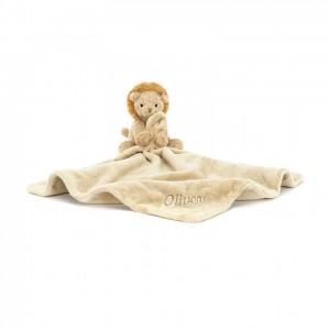 Jellycat Personalised Fuddlewuddle Lion Soother | 30BZGYWRN