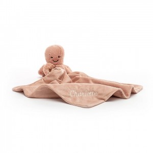 Jellycat Personalised Odell Octopus Soother USA | 51PSQXTBG