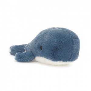 Jellycat Wavelly Whale Blue Clearance Sale | 75WTXRJGC