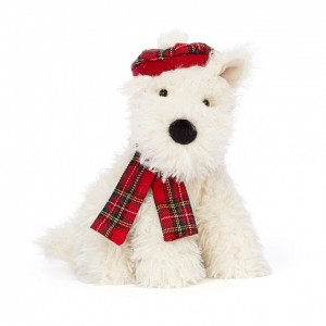 Jellycat Winter Warmer Munro Scottie Dog Clearance | 91DKFBJSN