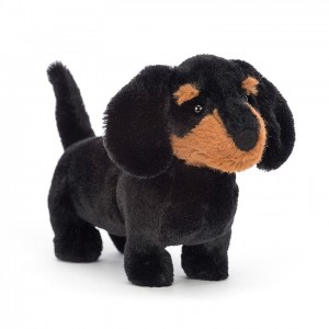 Large Jellycat Freddie Sausage Dog | 62URPFCBV