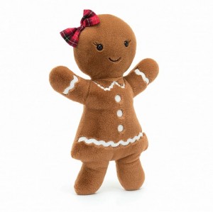 Large Jellycat Jolly Gingerbread Ruby | 67ZBINCAS