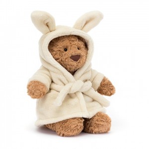 Medium Jellycat Bartholomew Bear Bathrobe | 65WIVLSPM