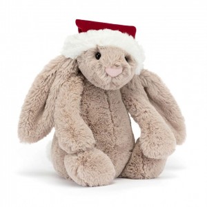 Medium Jellycat Bashful Christmas Bunny | 30RKHUIDS