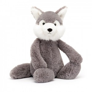 Medium Jellycat Bashful Wolf | 17HVZNUQC