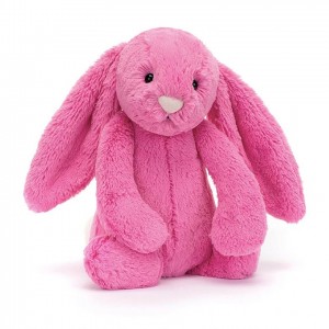 Tiny Jellycat Bashful Hot Pink Bunny | 18SKLQAVD