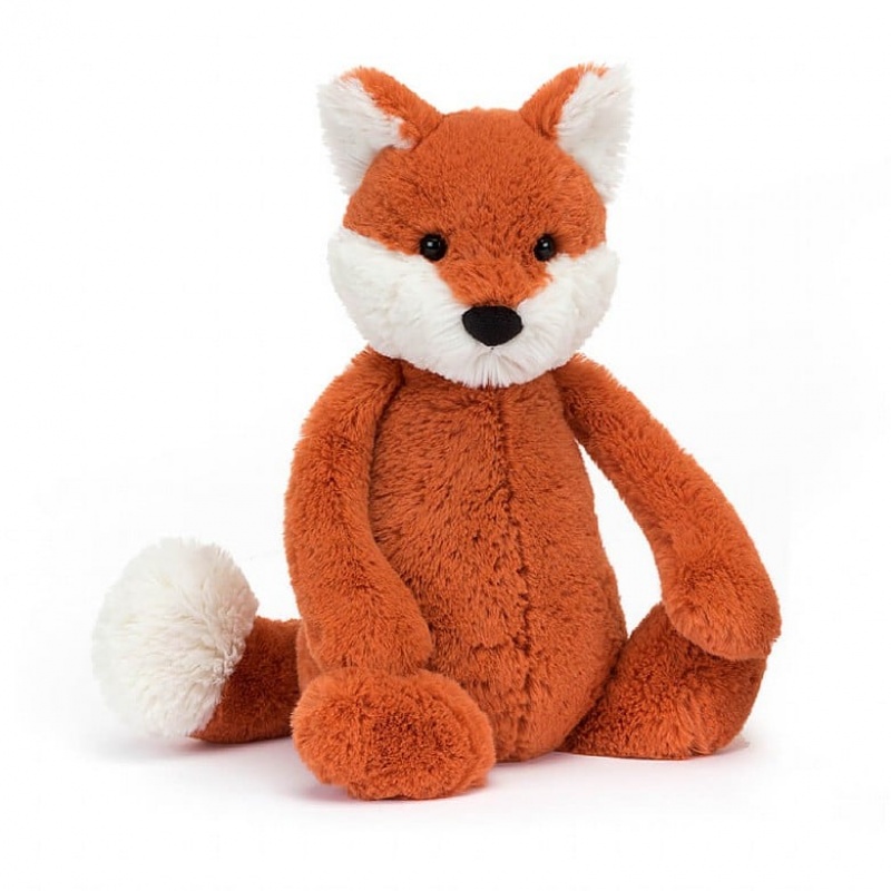 Huge Jellycat Bashful Fox Cub Sale | 42WQODPBJ