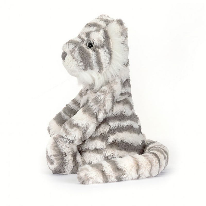 Huge Jellycat Bashful Snow Tiger Clearance | 91TNVLRHC