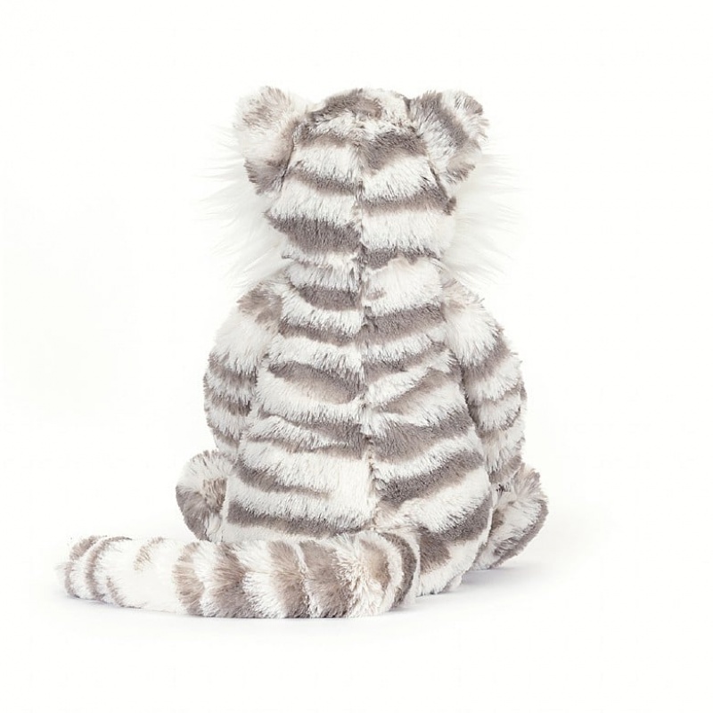 Huge Jellycat Bashful Snow Tiger Clearance | 91TNVLRHC