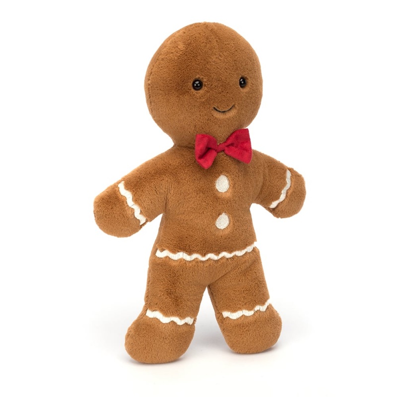 Huge Jellycat Jolly Gingerbread Fred | 84CAKXBFV