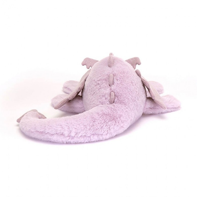 Huge Jellycat Lavender Dragon | 39VFDJSAY