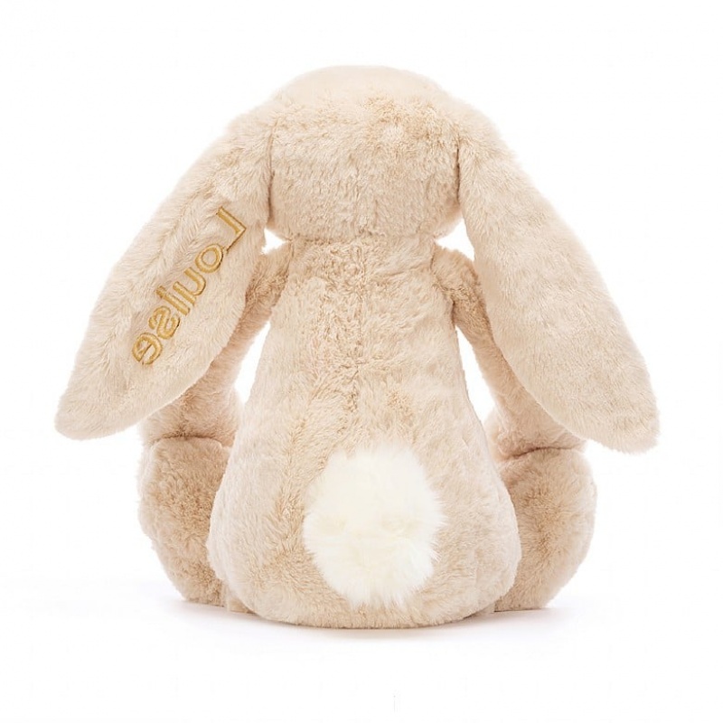 Huge Jellycat Personalised Bashful Luxe Bunny Willow Clearance Sale | 71VFUTHCX