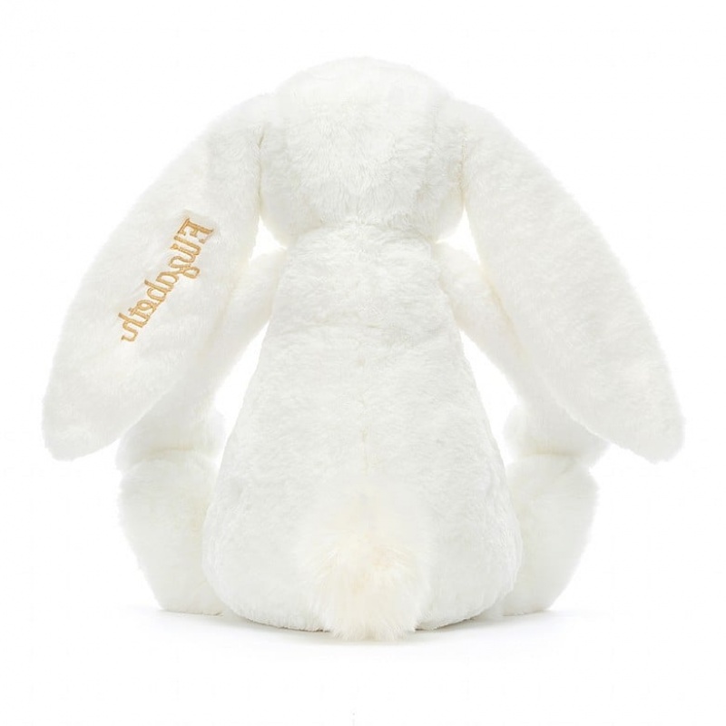 Huge Jellycat Personalised Bashful Luxe Bunny Luna | 31CEGTNOR