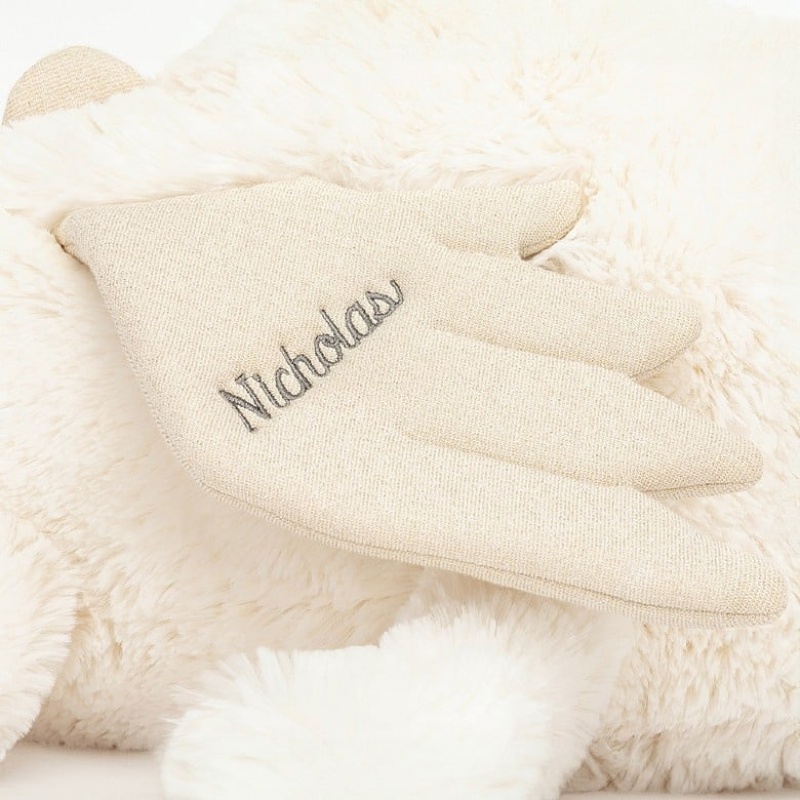 Huge Jellycat Personalised Snow Dragon | 68BHMWZJK