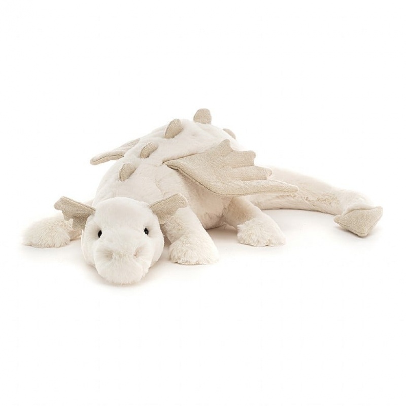 Huge Jellycat Snow Dragon Outlet | 20BRVQCUI