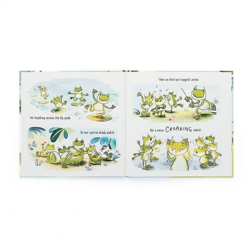 Jellycat A Fantastic Day for Finnegan Frog Book | 13KUEZNQV