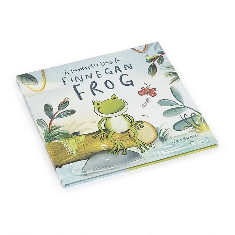 Jellycat A Fantastic Day for Finnegan Frog Book | 13KUEZNQV