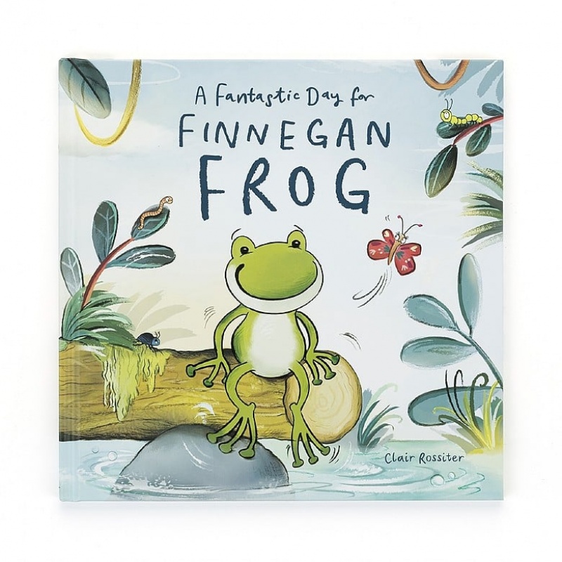 Jellycat A Fantastic Day for Finnegan Frog Book | 13KUEZNQV