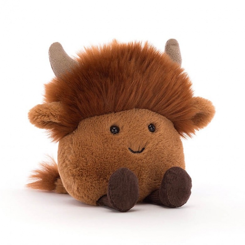 Jellycat Amuseabean Highland Cow Clearance | 94APISTDC