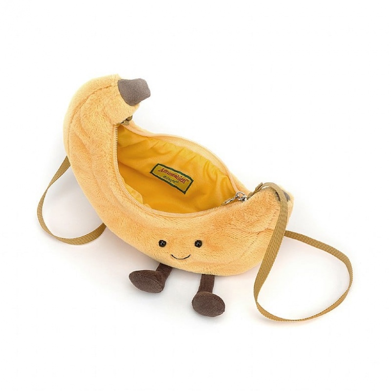 Jellycat Amuseable Banana Bag USA | 52YGQMJBE