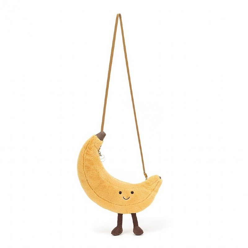 Jellycat Amuseable Banana Bag USA | 52YGQMJBE