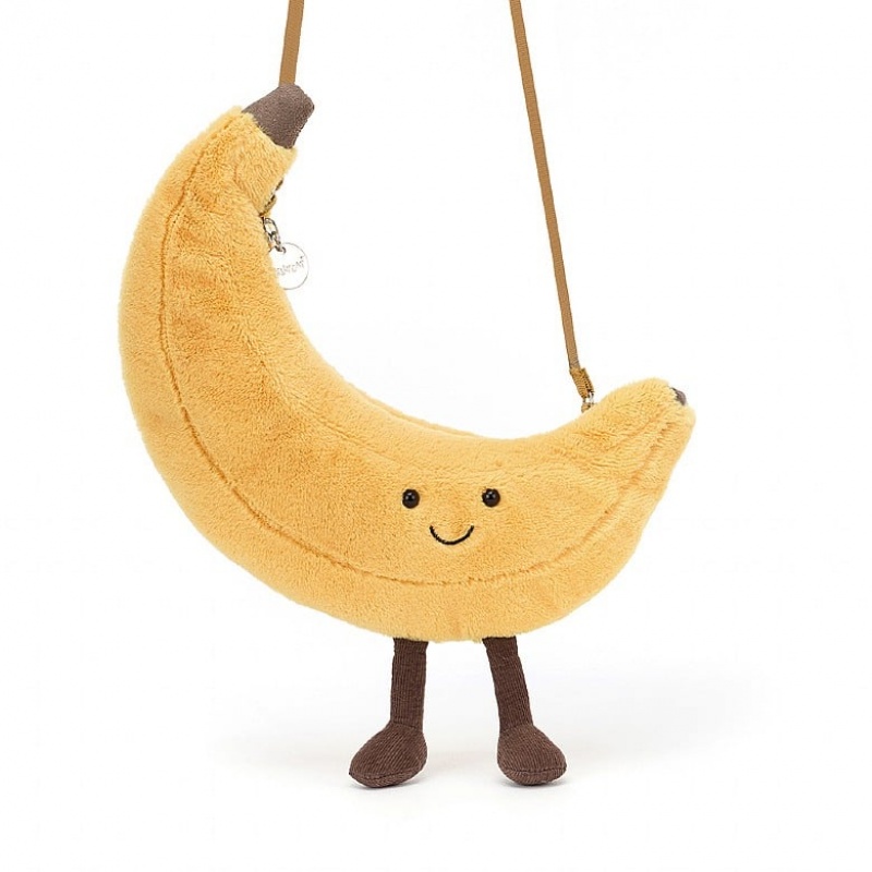 Jellycat Amuseable Banana Bag USA | 52YGQMJBE