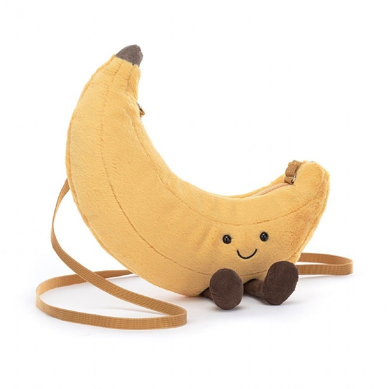 Jellycat Amuseable Banana Bag USA | 52YGQMJBE