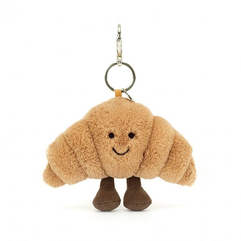 Jellycat Amuseable Croissant Bag Charm | 30PHKAOCI