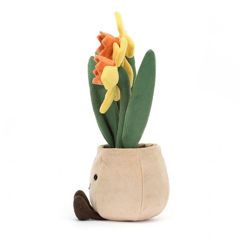 Jellycat Amuseable Daffodil Pot Sale | 41GUZRLXO