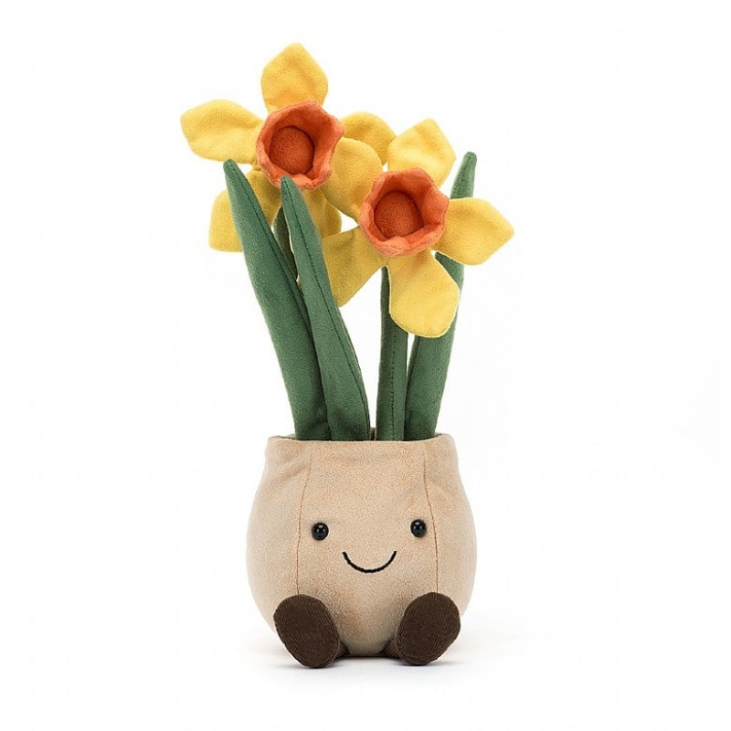 Jellycat Amuseable Daffodil Pot Sale | 41GUZRLXO