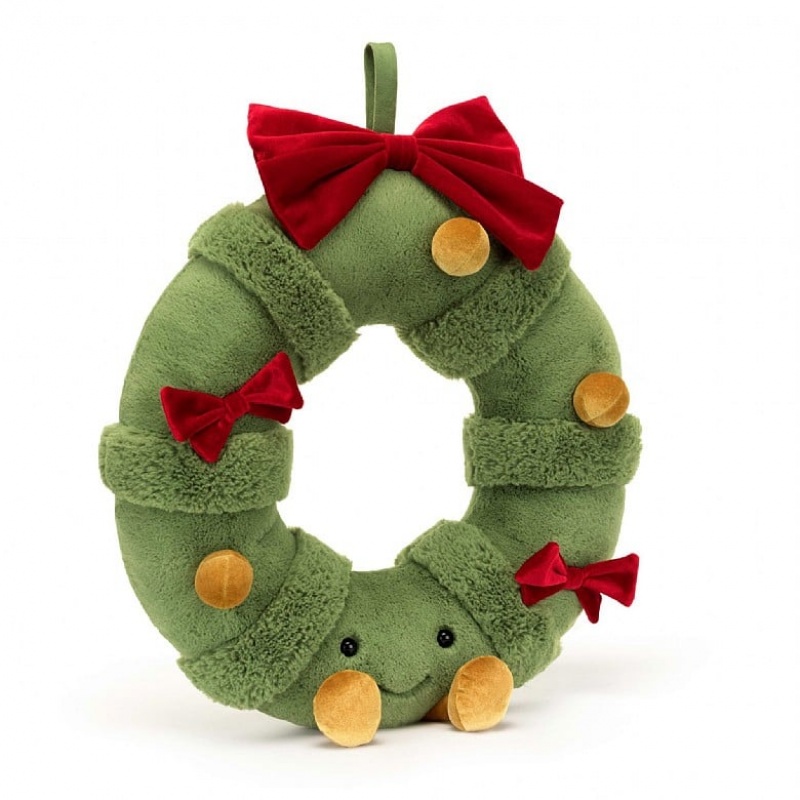 Jellycat Amuseable Decorated Christmas Wreath Outlet | 20RTWFQXU