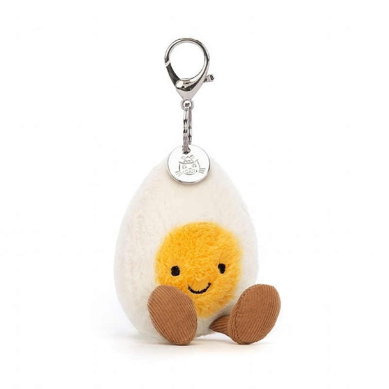 Jellycat Amuseable Happy Boiled Egg Bag Charm Sale | 40EPFTXRM