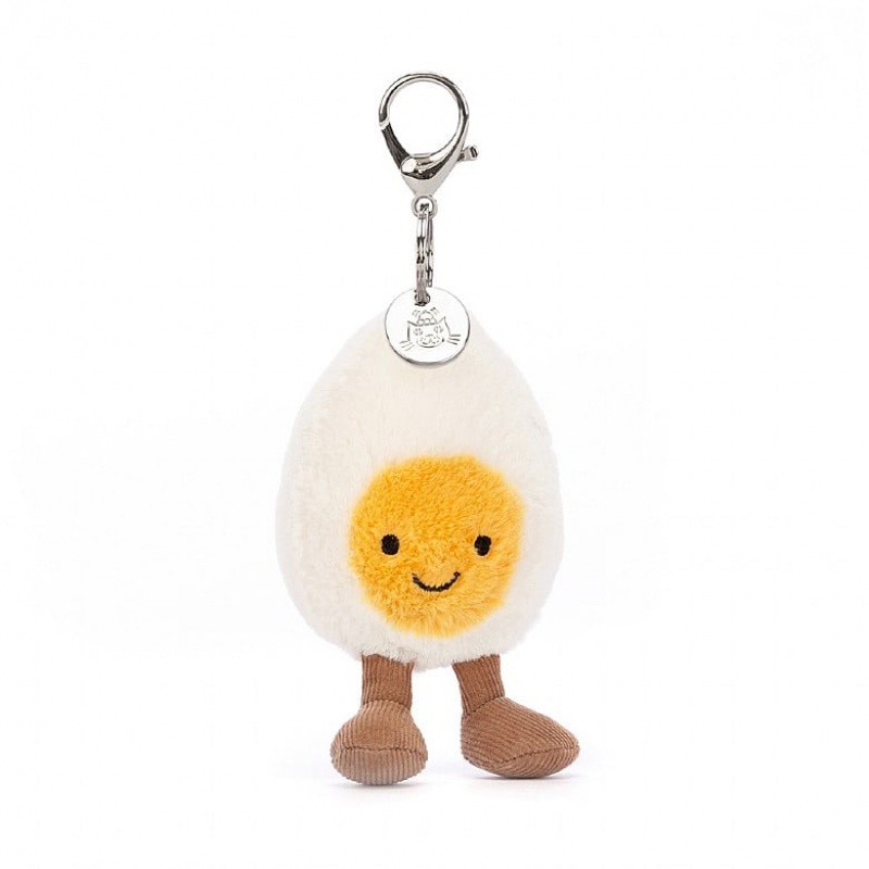 Jellycat Amuseable Happy Boiled Egg Bag Charm Sale | 40EPFTXRM