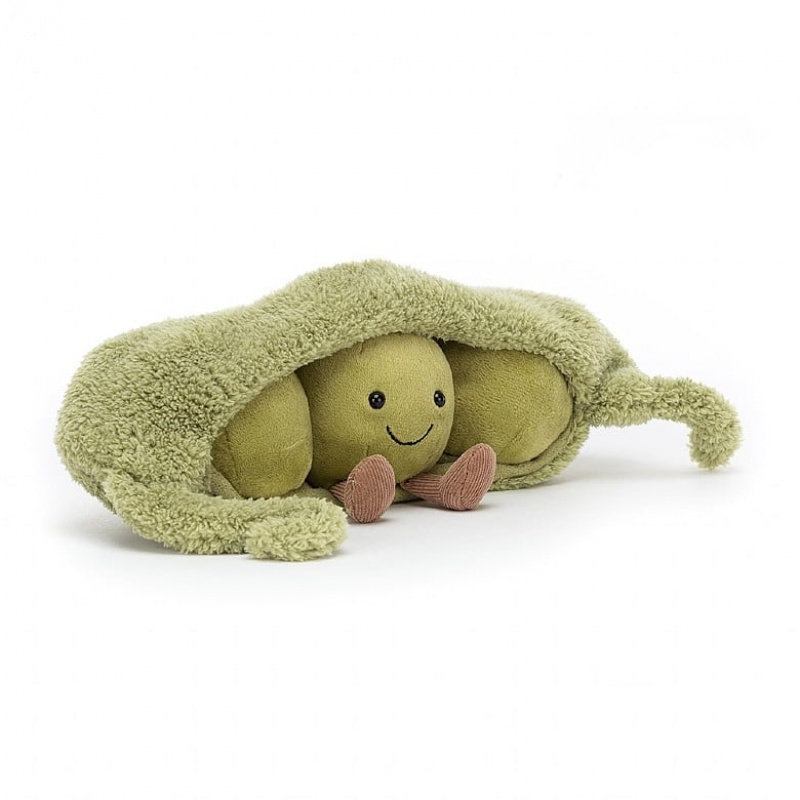 Jellycat Amuseable Pea in a Pod USA | 57ORHNVZK